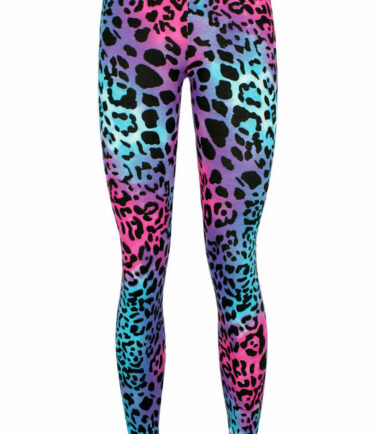 GIRLS LEGGINGS PRINTED VISCOSE KIDS CHILDRENS DANCE COSTUME FANCY DRESS PARTY