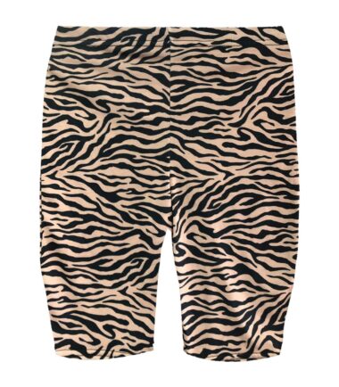 Womens Printed Stretchy Bike Dancing Gym Cycling Shorts Over Knee Tights Pants