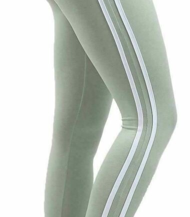 Womens-Contrast-Side-2-Stripe-Stretchy-Full-Length-Fitness-Leggings-Skinny-Pants Womens Contrast Side 2 Stripe Stretchy Full Length Fitness Leggings Skinny Pants