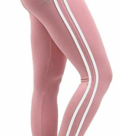 Womens-Contrast-Side-2-Stripe-Stretchy-Full-Length-Fitness-Leggings-Skinny-Pants Womens Contrast Side 2 Stripe Stretchy Full Length Fitness Leggings Skinny Pants