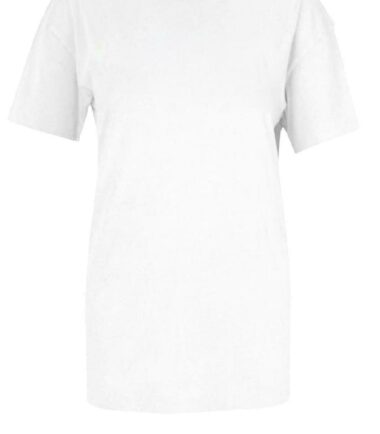 Womens-Short-Sleeve-Plain-Round-Neck-Baggy-Oversized-Basic-Summer-T-Shirt-Top Womens Short Sleeve Plain Round Neck Baggy Oversized Basic Summer T-Shirt Top