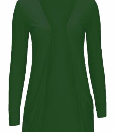 New-Womens-LongSleeve-Open-Drop-Pocket-Plain-Boyfriend-Cardigan-Casual-Basic-Top New Womens LongSleeve Open Drop Pocket Plain Boyfriend Cardigan Casual Basic Top