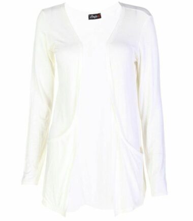 New-Womens-LongSleeve-Open-Drop-Pocket-Plain-Boyfriend-Cardigan-Casual-Basic-Top New Womens LongSleeve Open Drop Pocket Plain Boyfriend Cardigan Casual Basic Top