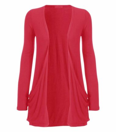 New-Womens-LongSleeve-Open-Drop-Pocket-Plain-Boyfriend-Cardigan-Casual-Basic-Top New Womens LongSleeve Open Drop Pocket Plain Boyfriend Cardigan Casual Basic Top