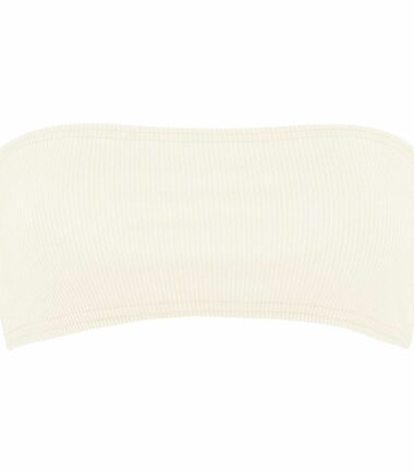 New Womens Plain Strapless Ribbed Boobtube Bandeau Stretch Bralet Vest Crop Top