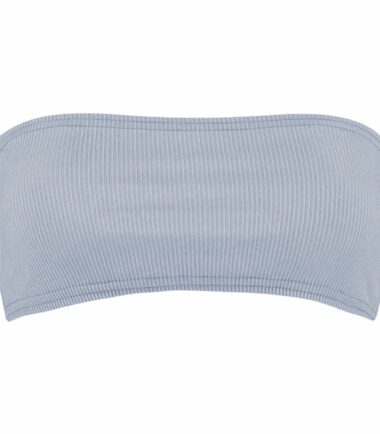 New Womens Plain Strapless Ribbed Boobtube Bandeau Stretch Bralet Vest Crop Top