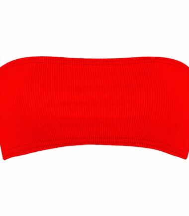 New Womens Plain Strapless Ribbed Boobtube Bandeau Stretch Bralet Vest Crop Top