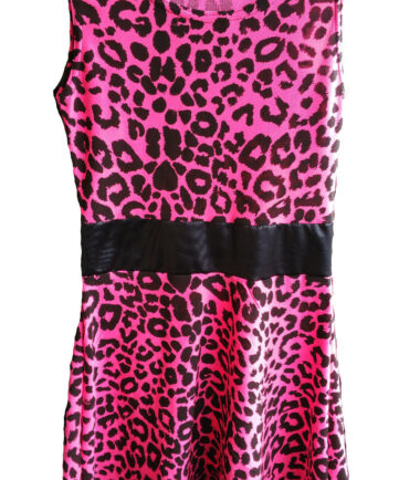 GIRLS-LEOPARD-PRINT-SKATER-DRESS-KIDS-CHILDRENS-FANCY-PARTY-COSTUME-EXCLUSIVE!!! GIRLS LEOPARD PRINT SKATER DRESS KIDS CHILDRENS FANCY PARTY COSTUME EXCLUSIVE!!!