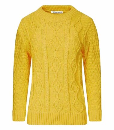 New Womens Crew Neck Chunky Cable Knitted Long Sleeve Warm Jumper Sweater Dress