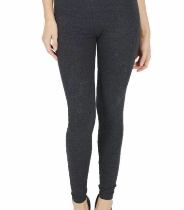 New Womens Plain Skinny Stretchy Cotton Full Ankle Length Leggings Trouser Pants
