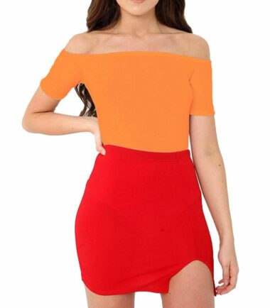 Womens-Plain-Off-Shoulder-Cap-Sleeve-Bardot-Basic-Stretchy-Bodysuit-Leotard-Top Womens Plain Off Shoulder Cap Sleeve Bardot Basic Stretchy Bodysuit Leotard Top