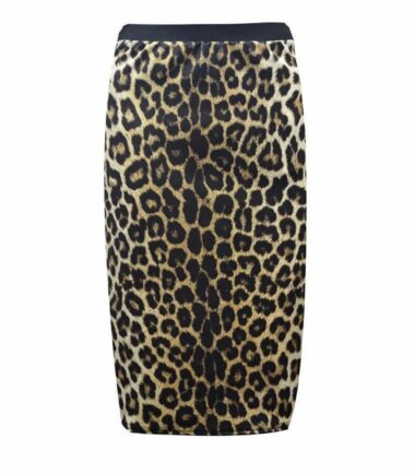 New Womens Brown Leopard Print Crop Cami Top Swing Dress Bodysuit Leggings Skirt