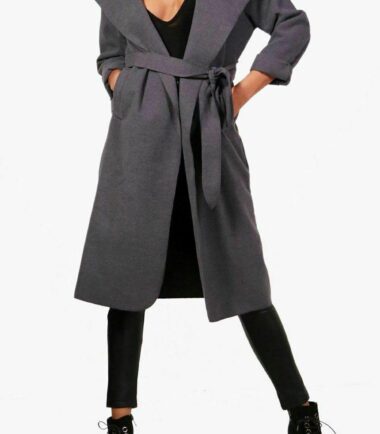 Womens-Italian-Drape-Belted-Waterfall-Long-Duster-Coat-Trench-Winter-Jacket-8-14 Womens Italian Drape Belted Waterfall Long Duster Coat Trench Winter Jacket 8-14