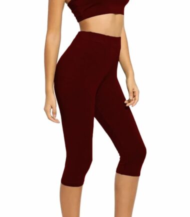 Womens-Strappy-Crop-Top-3/4-Leggings-Set-Casual-Co-ord-Summer-Dance-Loungewear Womens Strappy Crop Top 3/4 Leggings Set Casual Co-ord Summer Dance Loungewear