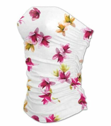 Womens-Floral-Printed-Boobtube-Bandeau-Strapless-Side-Ruched-Summer-T-Shirt-Top Womens Floral Printed Boobtube Bandeau Strapless Side Ruched Summer T-Shirt Top