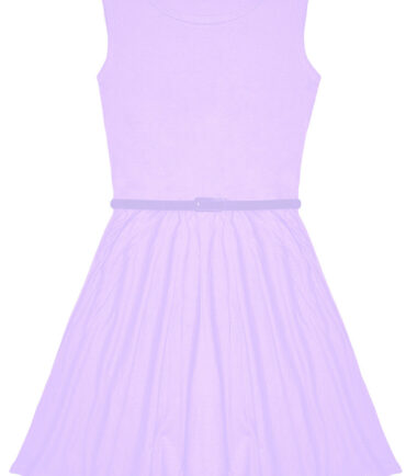 GIRLS SKATER DRESS SWING FLARED FANCY PARTY BELTED KIDS SLEEVELESS 5-13 YEARS