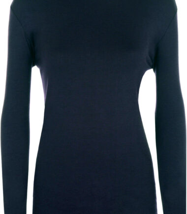 KIDS PLAIN POLO TOP WINTER GIRLS BOYS UNIFORM LONG SLEEVE ROLL NECK 3-13 YEARS
