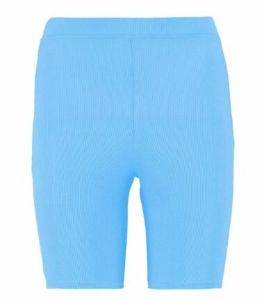 New Womens Ribbed Stretchy Activewear Yoga Dance Gym Biker Cycling Shorts Pants