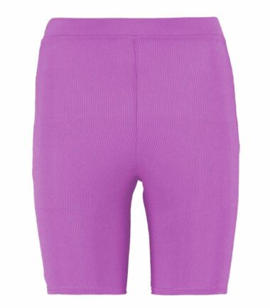 New Womens Ribbed Stretchy Activewear Yoga Dance Gym Biker Cycling Shorts Pants