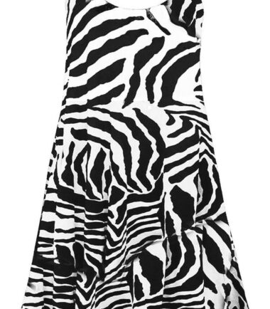 New Womens Zebra Print Crop Top Slim Fit Bodycon Tunic Dress Stretchy Leggings
