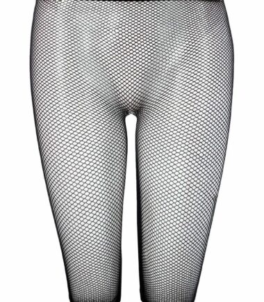 New Womens Fishnet Mesh See Through Slim Fit 3/4 Leggings Cycling Short Hot Pant