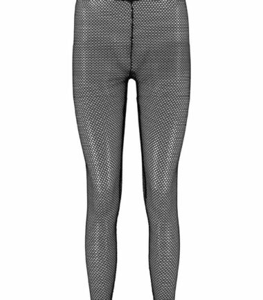 New Womens Fishnet Mesh See Through Slim Fit 3/4 Leggings Cycling Short Hot Pant