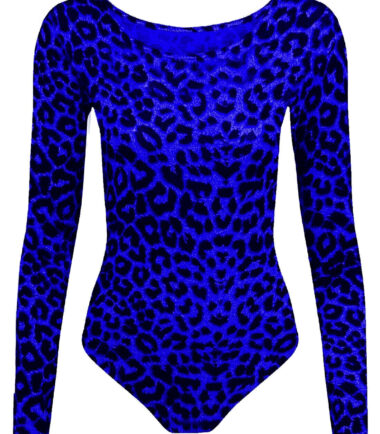 GIRLS LEOPARD PRINT LEOTARDS NEON GYMNASTICS SCHOOL SWIMMING BALLET PE LEOTARD