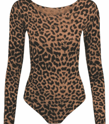 GIRLS LEOPARD PRINT LEOTARDS NEON GYMNASTICS SCHOOL SWIMMING BALLET PE LEOTARD