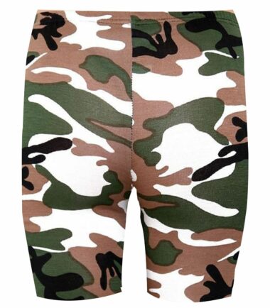 Womens Printed Stretchy Bike Dancing Gym Cycling Shorts Over Knee Tights Pants