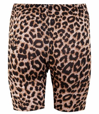 Womens Printed Stretchy Bike Dancing Gym Cycling Shorts Over Knee Tights Pants