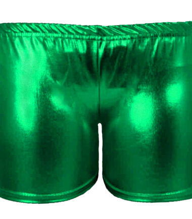 GIRLS METALLIC WET LOOK HOT PANTS SHINY CHIDLRENS SHORTS PARTY DISCO 5-13 YEARS