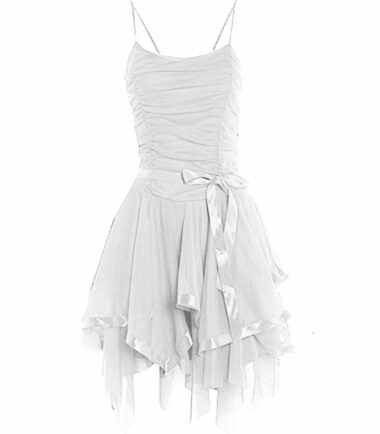 New-Womens-Sleeveless-Prom-Ball-Party-Evening-Ruffle-Cocktail-Midi-Skater-Dress New Womens Sleeveless Prom Ball Party Evening Ruffle Cocktail Midi Skater Dress