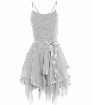 New-Womens-Sleeveless-Prom-Ball-Party-Evening-Ruffle-Cocktail-Midi-Skater-Dress New Womens Sleeveless Prom Ball Party Evening Ruffle Cocktail Midi Skater Dress