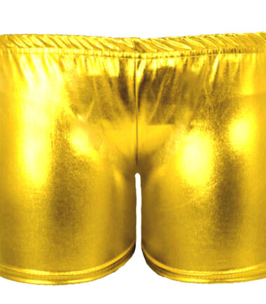 GIRLS METALLIC WET LOOK HOT PANTS SHINY CHIDLRENS SHORTS PARTY DISCO 5-13 YEARS