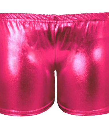 GIRLS METALLIC WET LOOK HOT PANTS SHINY CHIDLRENS SHORTS PARTY DISCO 5-13 YEARS