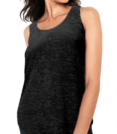 New Womens Sleeveless Racer Back Muscle Gym Summer Tank T-Shirt Burnout Vest Top