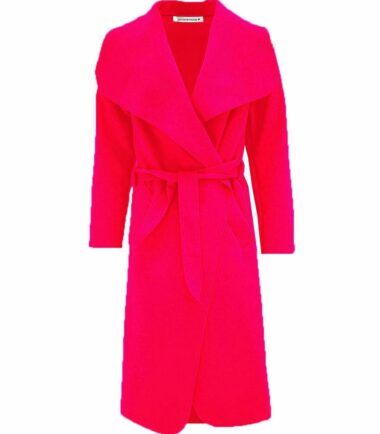 New-Womens-Italian-Drape-French-Belted-Waterfall-Long-Duster-Coat-Trench-Jacket New Womens Italian Drape French Belted Waterfall Long Duster Coat Trench Jacket