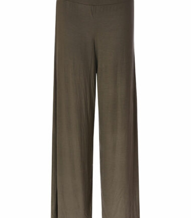 WOMENS PALAZZO PANTS TROUSERS PLAIN LEGGINGS LADIES PLUS SIZE WIDE FLARED 8-26