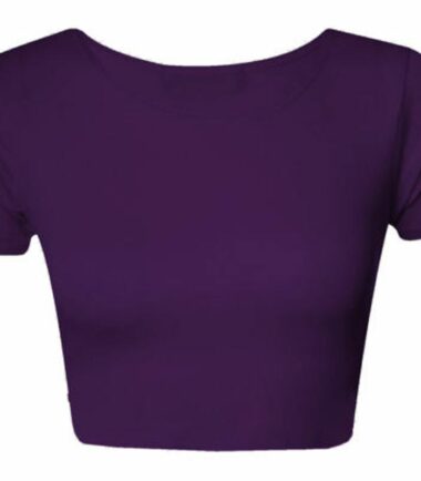 NEW-WOMENS-LADIES-PLAIN-CROP-TOP-T-SHIRT-CAP-SLEEVE-ROUND-NECK-MINI-TOPS-8-14 NEW WOMENS LADIES PLAIN CROP TOP T SHIRT CAP SLEEVE ROUND NECK MINI TOPS 8-14