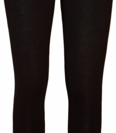 WOMENS BLACK VISCOSE LEGGINGS STRETCHY PLUS SIZE 20 22 24 26 FULL LENGTH LADIES