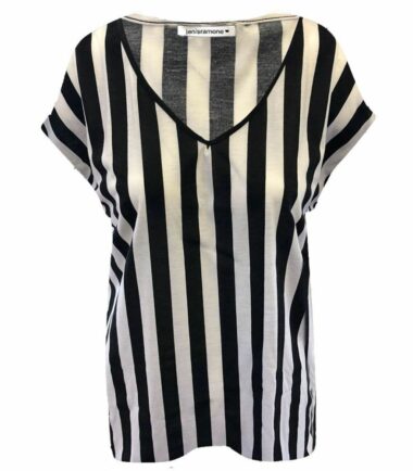 New-Women-Ladies-Printed-V-Neck-Turn-Up-Short-Sleeve-Loose-Baggy-Fit-T-Shirt-Top New Women Ladies Printed V Neck Turn Up Short Sleeve Loose Baggy Fit T Shirt Top