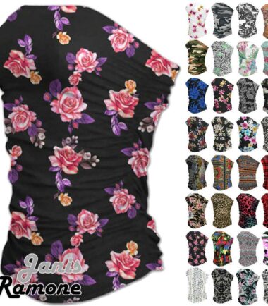 Womens-Printed-Ruched-Bandeau-Boob-Tube-Strapless-Sleeveless-Vest-T-Shirt-Top Womens Printed Ruched Bandeau Boob Tube Strapless Sleeveless Vest T-Shirt Top