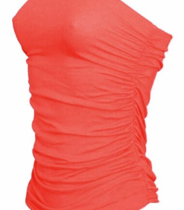 New-Womens-Plain-Boobtube-Bandeau-Strapless-Side-Ruched-Summer-Vest-T-Shirt-Top New Womens Plain Boobtube Bandeau Strapless Side Ruched Summer Vest T-Shirt Top