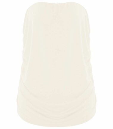 New-Womens-Plain-Boobtube-Bandeau-Strapless-Side-Ruched-Summer-Vest-T-Shirt-Top New Womens Plain Boobtube Bandeau Strapless Side Ruched Summer Vest T-Shirt Top