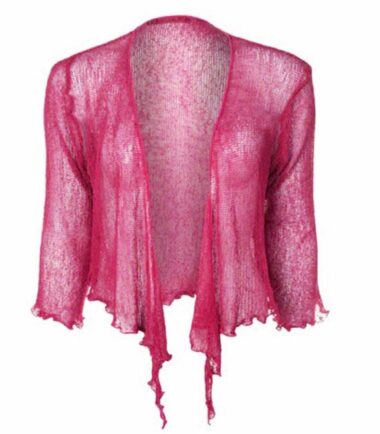 New-Womens-Ladies-Double-Fine-Knit-Bali-Tie-Up-Bolero-Shrug-Cropped-Cardigan-Top New Womens Ladies Double Fine Knit Bali Tie Up Bolero Shrug Cropped Cardigan Top