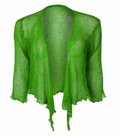 New-Womens-Ladies-Double-Fine-Knit-Bali-Tie-Up-Bolero-Shrug-Cropped-Cardigan-Top New Womens Ladies Double Fine Knit Bali Tie Up Bolero Shrug Cropped Cardigan Top