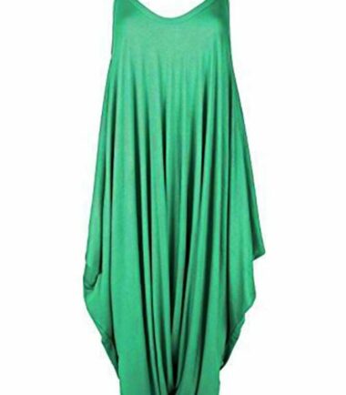 Womens Ladies Plain Cami Jumpsuit Baggy Oversized Harem Alibaba Romper Playsuit