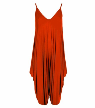 Womens Ladies Plain Cami Jumpsuit Baggy Oversized Harem Alibaba Romper Playsuit