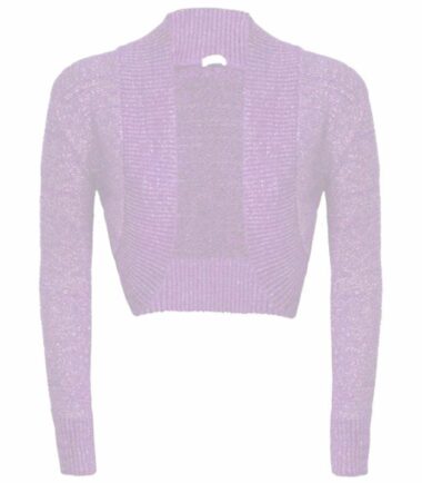 New-Womens-Long-Sleeve-Shiny-Lurex-Knitted-Bolero-Shrug-Crop-Cardigan-Short-Top New Womens Long Sleeve Shiny Lurex Knitted Bolero Shrug Crop Cardigan Short Top