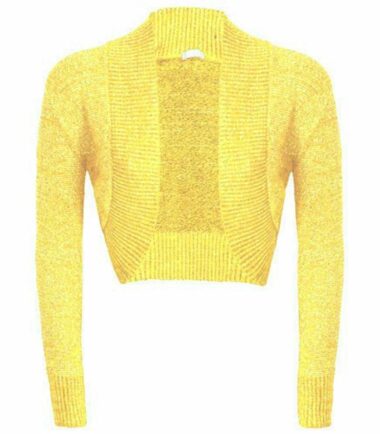 New-Womens-Long-Sleeve-Shiny-Lurex-Knitted-Bolero-Shrug-Crop-Cardigan-Short-Top New Womens Long Sleeve Shiny Lurex Knitted Bolero Shrug Crop Cardigan Short Top